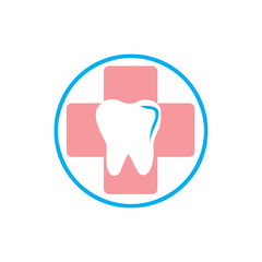 Dental Care Logo Vector Icon