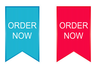 Order now stickers set.