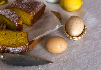 Delicious breakfast on table