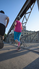 couple jogging