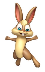cute Bunny funny cartoon character