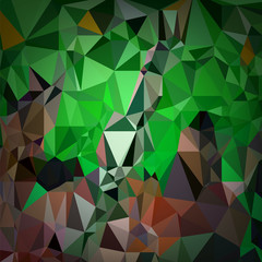 Abstract Digital Polygonal Colored Background. Abstract Triangular Pattern