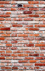 old red bricks wall background