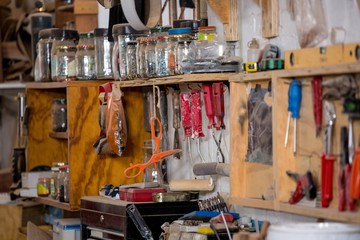 Tools and equipment used for carpentry