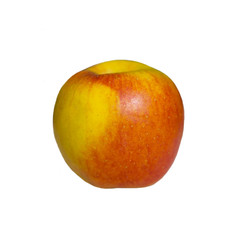 Large red and yellow Apple isolated on white background . Useful vitamin food for diet. Juicy apples for dessert. Healthy fruit. Still life of ripe apples.