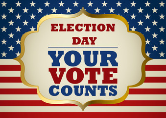 USA Election Day Symbol