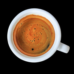 hot espresso coffee cup isolated 01
