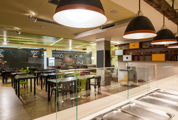 Canteen in office building - Powered by Adobe