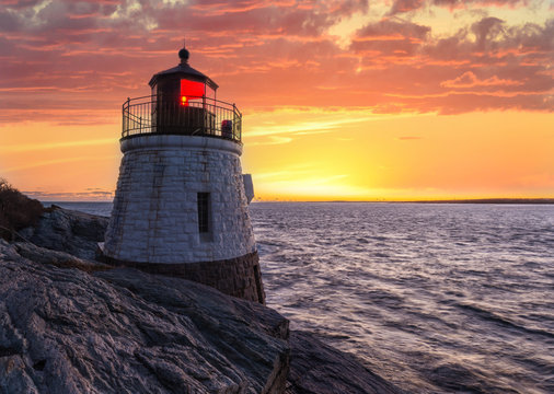 Castle Hill Lighthouse In Orange