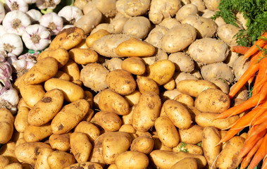 fresh potatoes