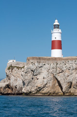 Europa point lighthouse in gibraltar