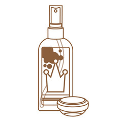 Anesthesia and pain reliever. Tattoo Accessory. Outline drawing.