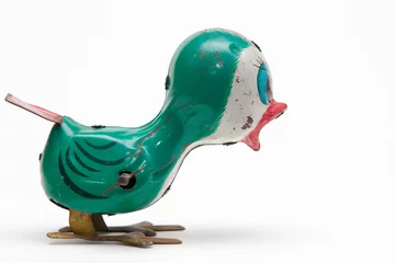 Fotobehang tweeting vintage bird © tommoh29