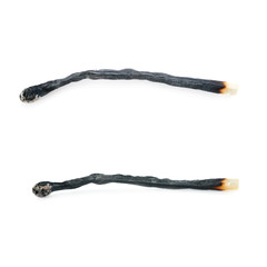 Set of Wooden match isolated over the white background