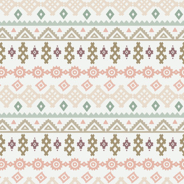 Tribal art ethnic boho seamless pattern 