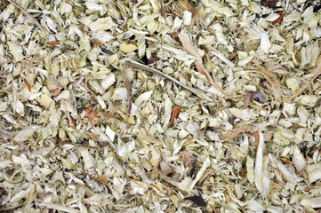 sawdust background close-up, wood carpentry , wood texture