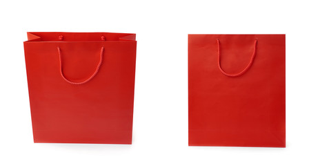 Set of Shopping bag isolated over the white background