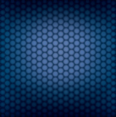 Fototapeta na wymiar Metal background. Vector geometric pattern of hexagons.