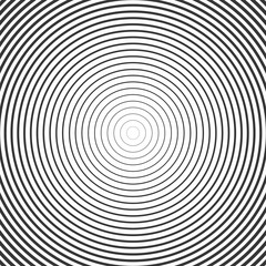 Circle Ring Hypnotic Background. Vector