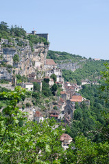 The village of Rocamadour in France