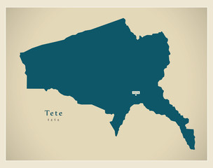 Modern Map - Tete MZ