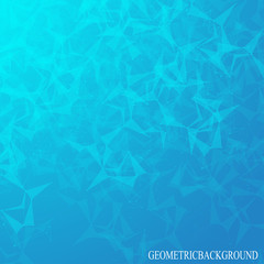 Molecule DNA and communication background. Connected lines with dots. Geometric abstract composition neuron. Concept science, connection, chemistry, biology, medicine, technology. Vector illustration