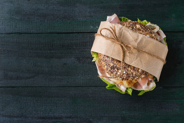 Whole Grain bagel - Powered by Adobe