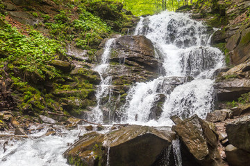 Wonderlust waterfall at the mountains.