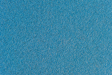 Blue running track rubber cover