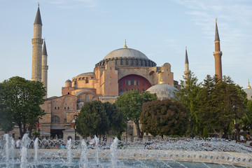 Hagia Sophia, Santa Sofía, Estambul, Turquía.