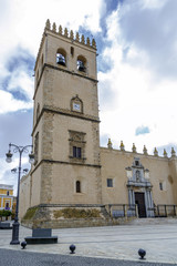 Fototapeta na wymiar Badajoz Cathedral, San Juan Bautista, Spain