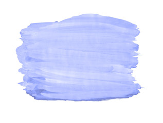 Obraz premium A fragment of the light blue background painted with gouache
