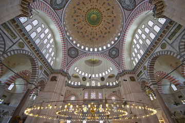 Fototapeta na wymiar Mezquita Suleymaniye, Estambul, Turquía.