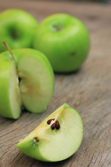 Green apples