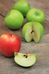 Green apples