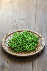 fresh green sansho japanese pepper