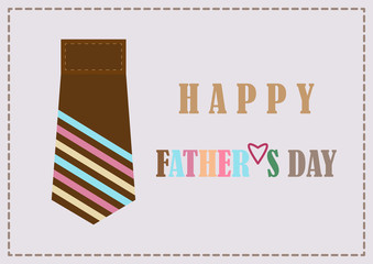 Fathers day design card background, vector illustration.