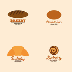 Delicious bakery labels