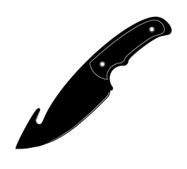 Aufbrech Messer Schwarz - Gut Knife Black