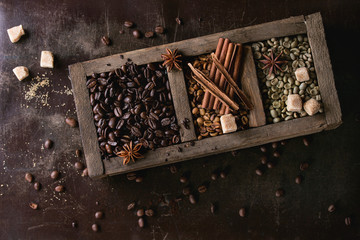 Variation of coffee beans