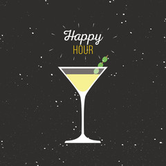 Happy hour label