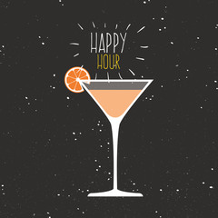 Happy hour label
