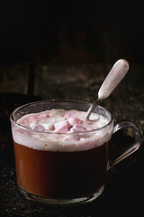 Hot chocolate with marshmallows