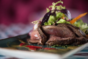 beef meat salad