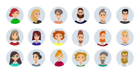 People avatars collection