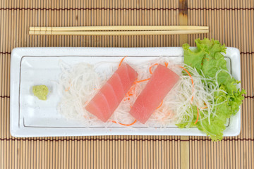 tuna sashimi