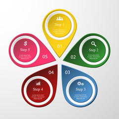 Vector infographic template