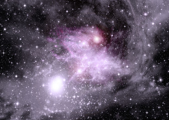 Naklejka premium galaxy in a free space