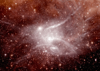 Fototapeta premium galaxy in a free space