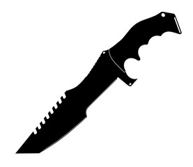 Jagd Messer Schwarz - Huntsman Knife Black